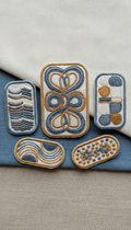 Personalized Patch Set Vibrant Motifs