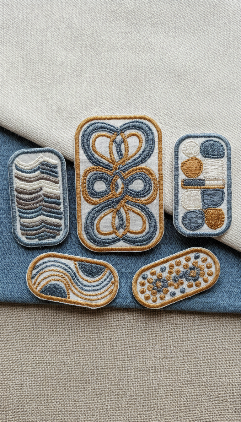 Personalized Patch Set Vibrant Motifs